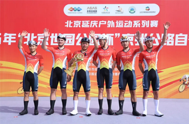 车队快讯丨春日折桂，满载荣归—BATTLE 富士达车队闪耀京张公路自行车公开赛。